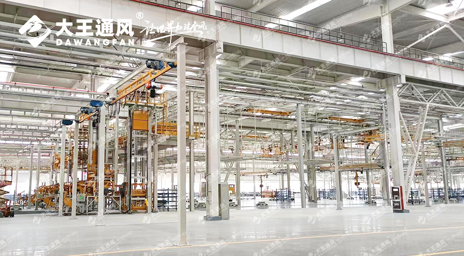 實(shí)力助陣，大王通風(fēng)為臨工重機(jī)通風(fēng)降溫保駕護(hù)航